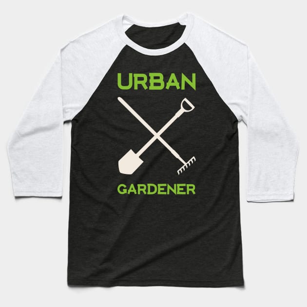 Urban Gardener Baseball T-Shirt by SNZLER